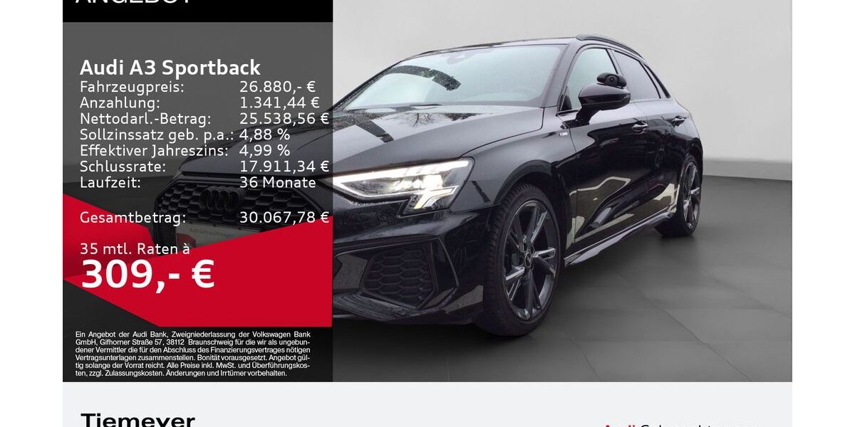 Audi A3 60.988 km 26.880 &euro; Gelsenkirchen 45894