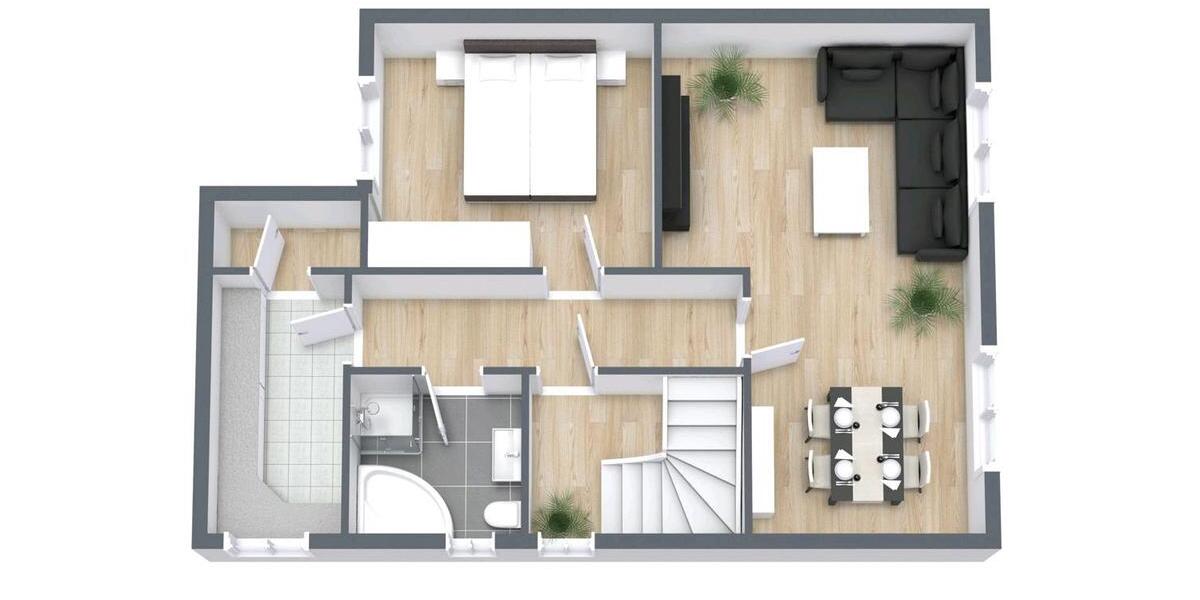 Etagenwohnung Castrop-Rauxel Becklem - 2.5 Zimmer, 69 m&sup2;, 580&euro; | Angebot:25943422