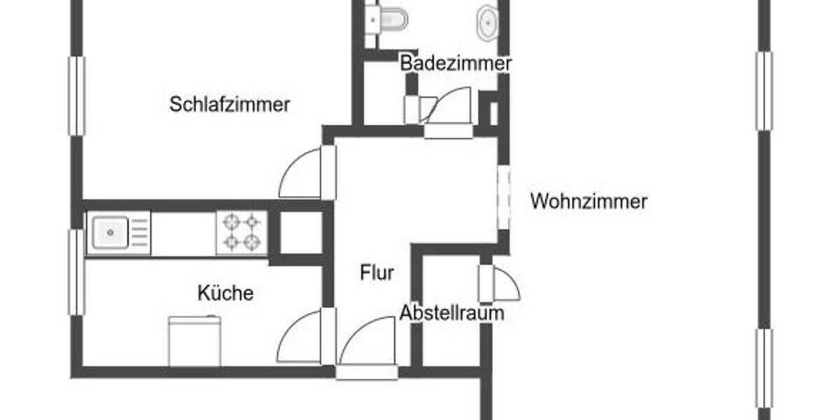 Einfamilienhaus Bochum Harpen - 2 Zimmer, 99.000&euro; | Angebot:25881537