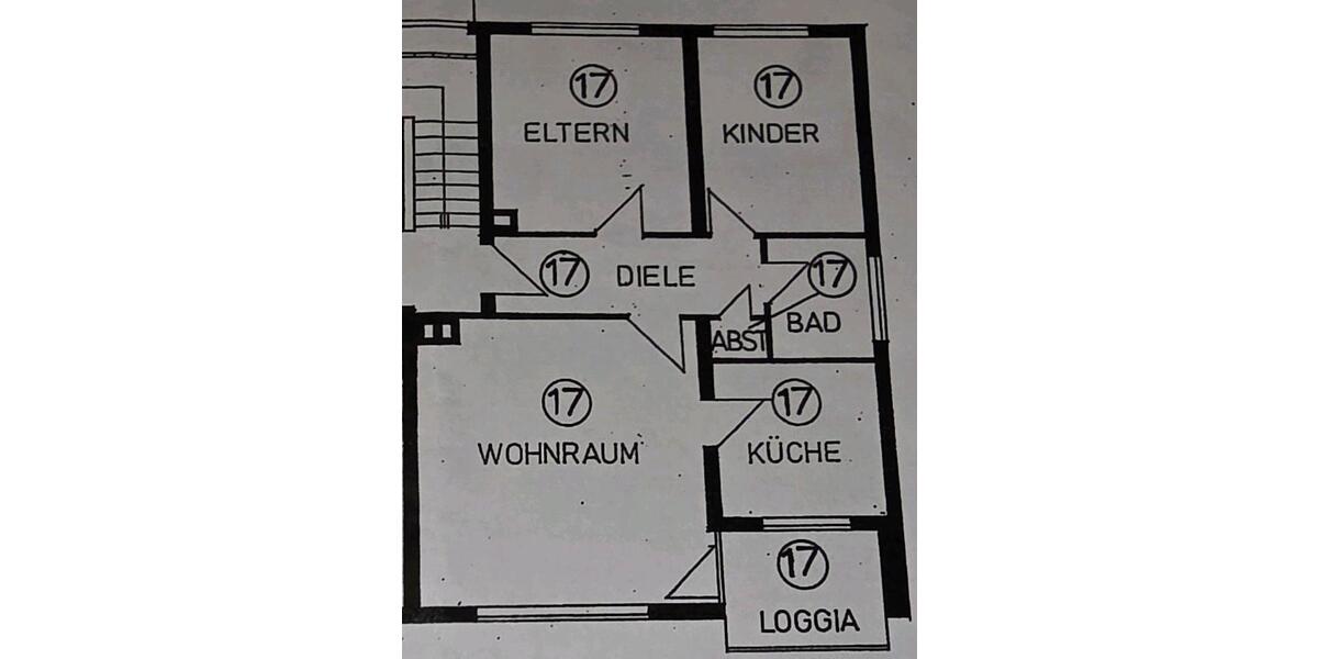 Etagenwohnung Dortmund Huckarde - 3 Zimmer, 68 m&sup2;, 185.000&euro; | Angebot:26754349