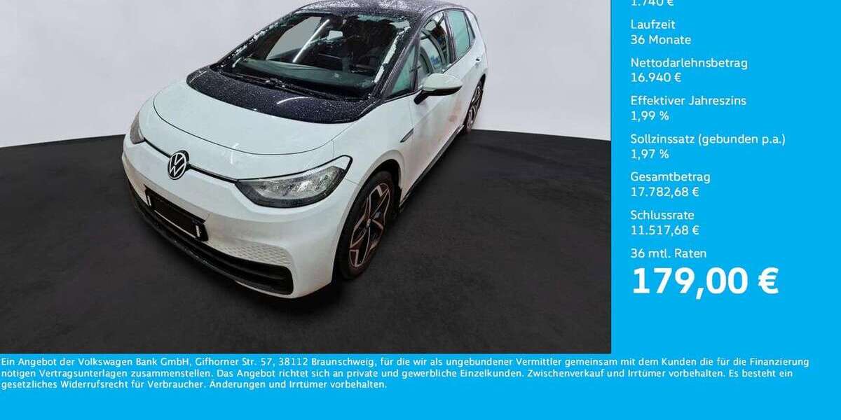 VW ID.3 47.843 km 18.680 &euro; Unna 59423