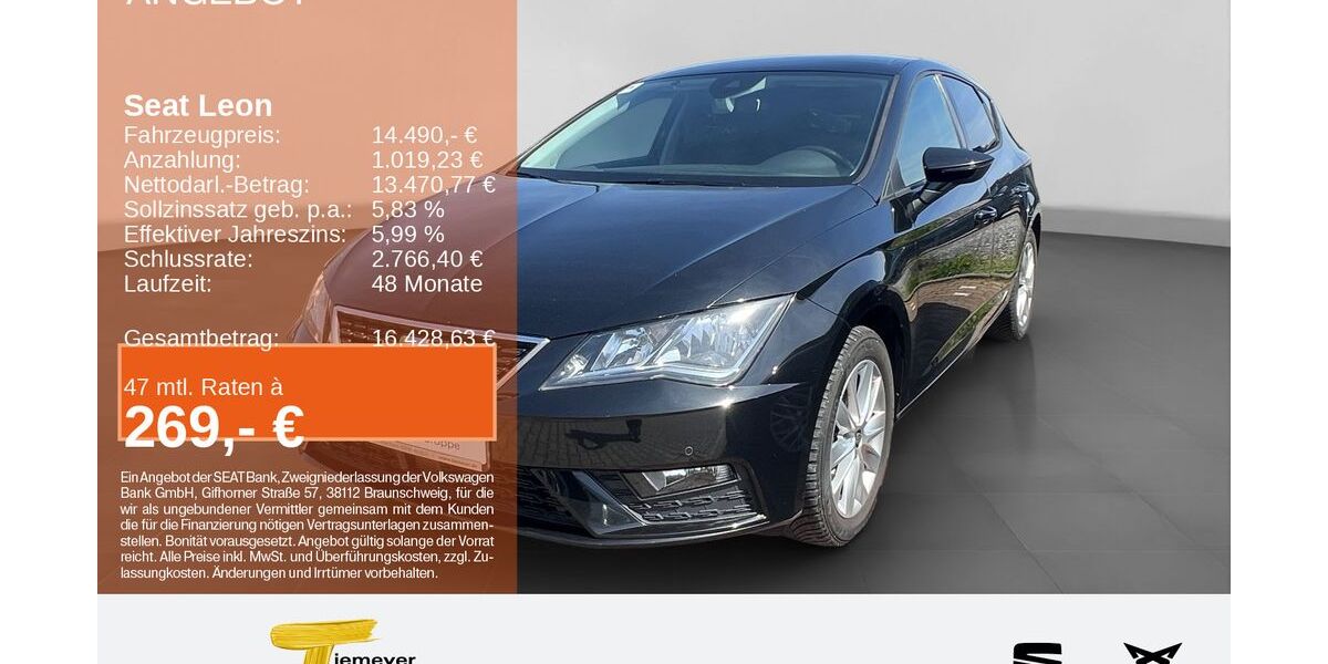 Seat Leon 98.442 km 12.790 &euro; Recklinghausen 45663