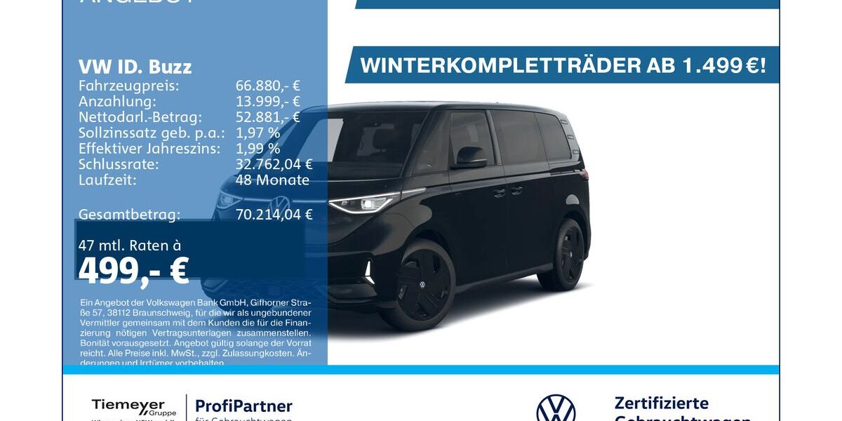 VW ID. Buzz 15.837 km 66.880 &euro; Recklinghausen 45663