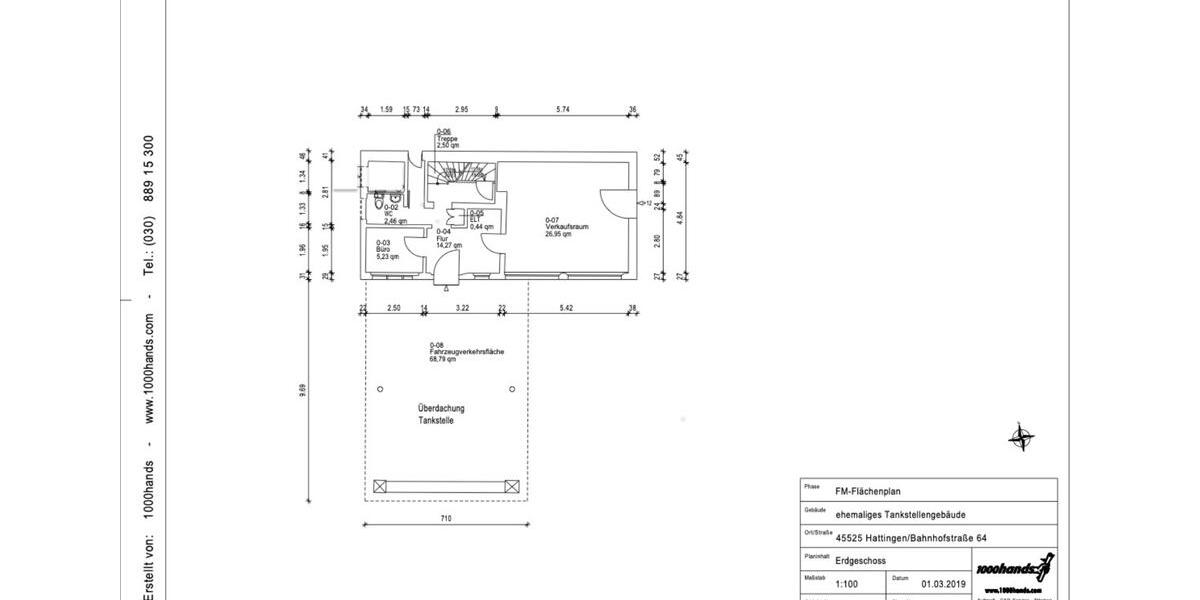 Gewerbeobjekt Hattingen - 980&euro; | Angebot:24746907