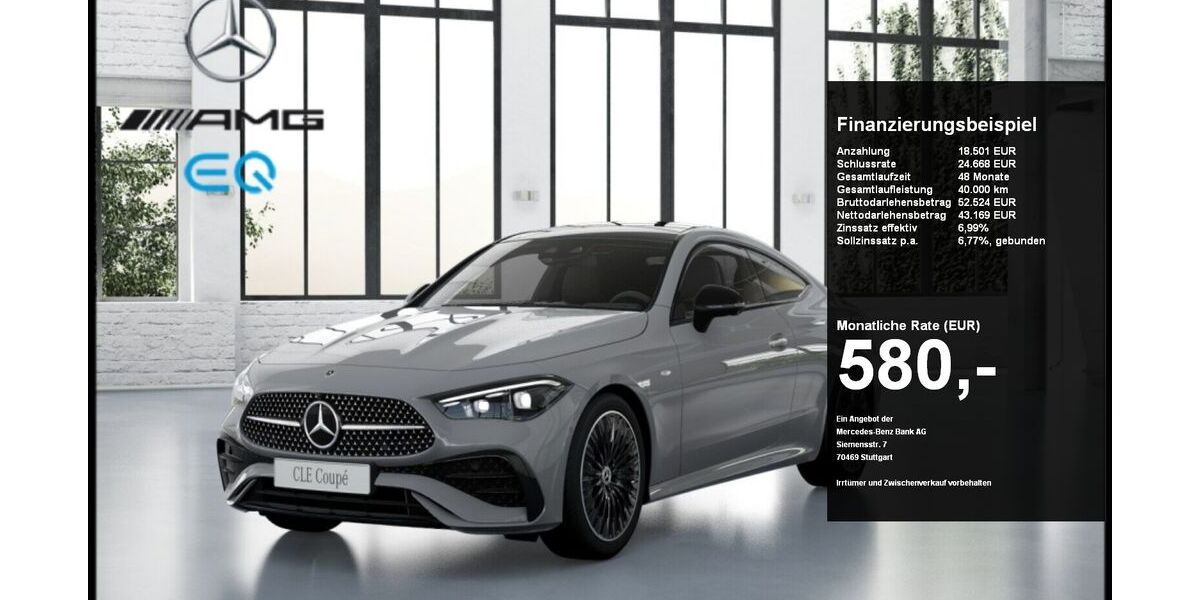 Mercedes-Benz CLE 300 15.771 km 61.670 &euro; Lünen 44532