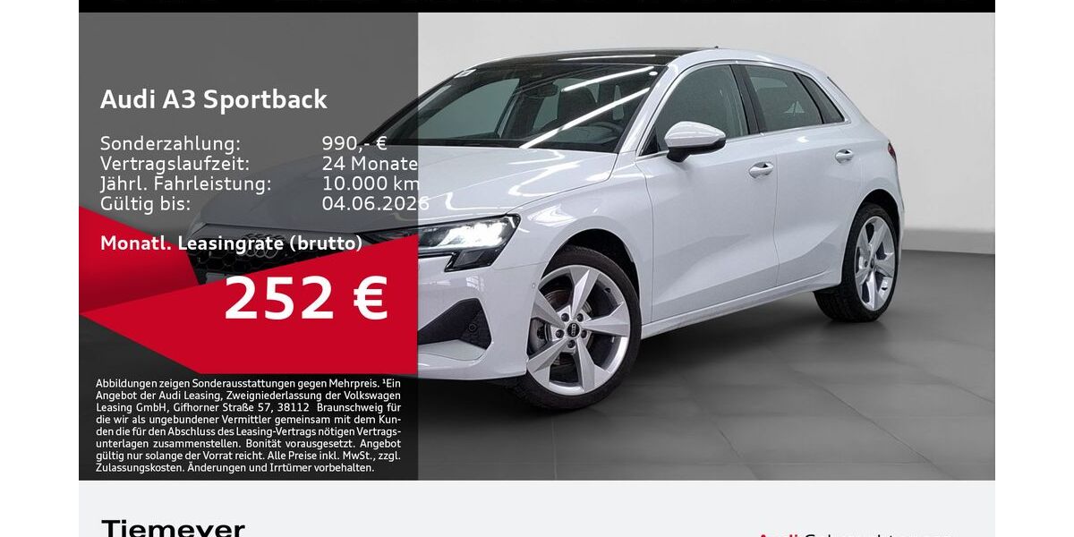 Audi A3 6.927 km 30.930 &euro; Bochum 44809