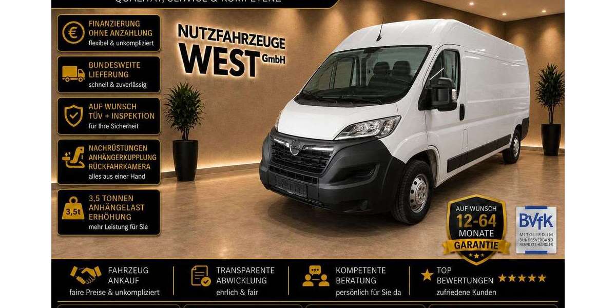 Opel Movano 109.000 km 19.990 &euro; Datteln 45711