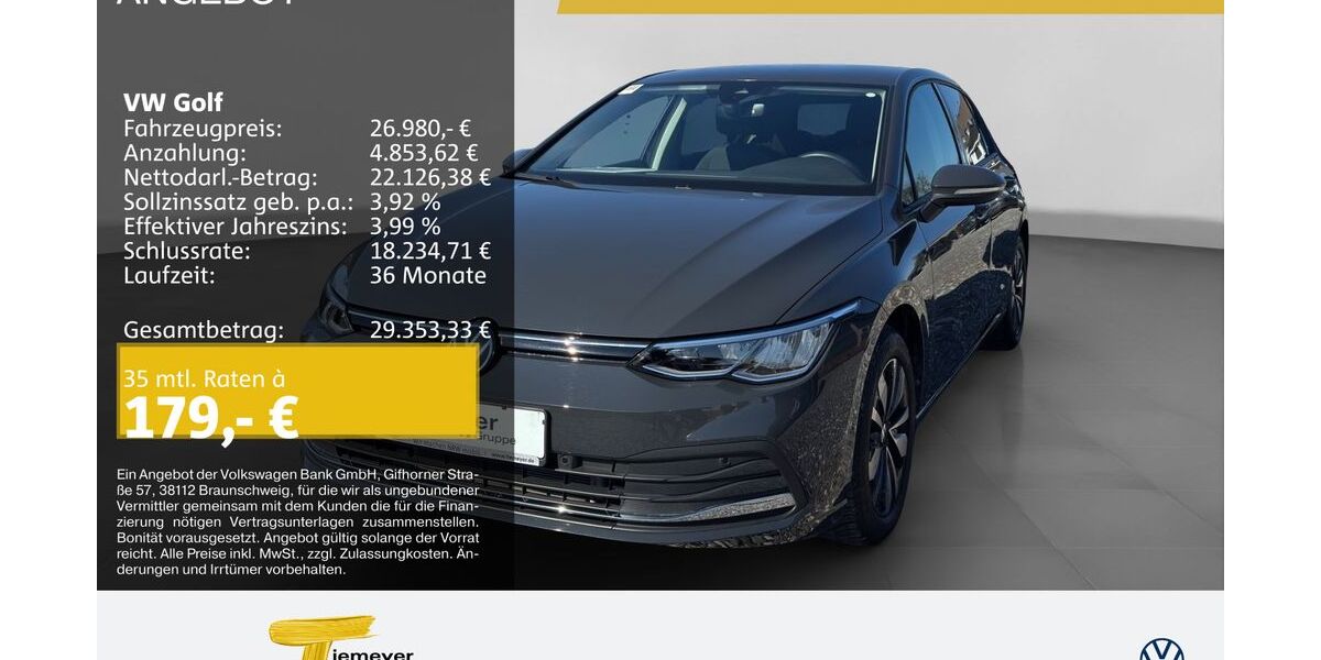 VW Golf 16.773 km 26.980 &euro; Recklinghausen 45663