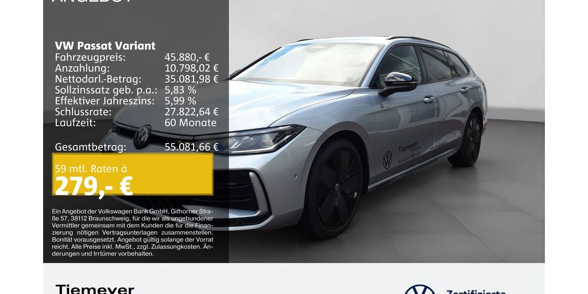 VW Passat Variant 2.998 km 45.440 &euro; Bochum 44892