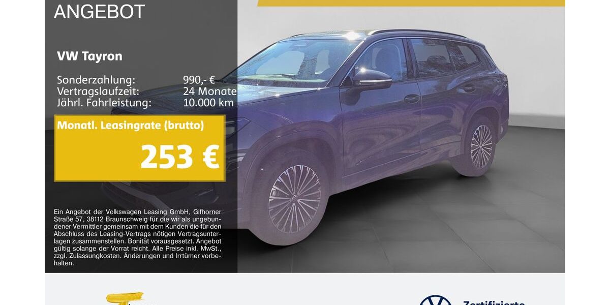 VW Tayron 20.213 km 34.990 &euro; Castrop-Rauxel 44575