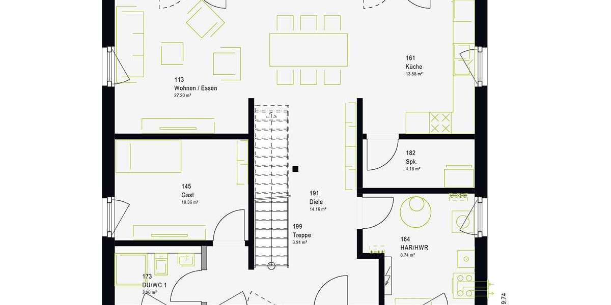 Einfamilienhaus Herne Sodingen - 5 Zimmer, 160 m&sup2;, 877.419&euro; | Angebot:26203872