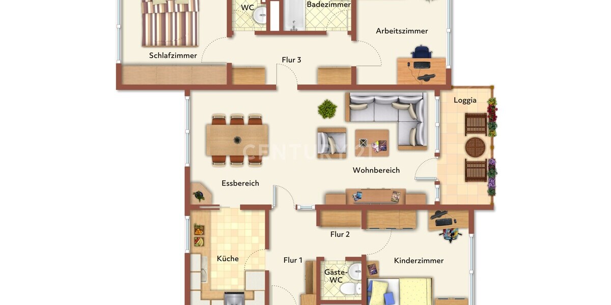 Wohlfühlwohnung in guter Nachbarschaft und Blick auf den Florian - Etagenwohnung Dortmund (Gartenstadt / Mitte) Mitte) | Angebot:21617371