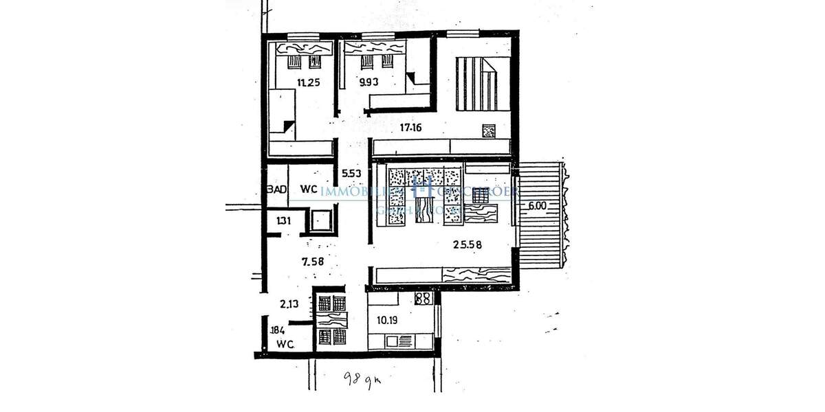 Etagenwohnung Bochum Westenfeld - 4 Zimmer, 98 m&sup2;, 188.500&euro; | Angebot:25744786