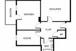 Erdgeschoßwohnung Gelsenkirchen Gelsenkirchen-Nord - 2 Zimmer, 58 m&sup2;, 389&euro; | Angebot:23643776