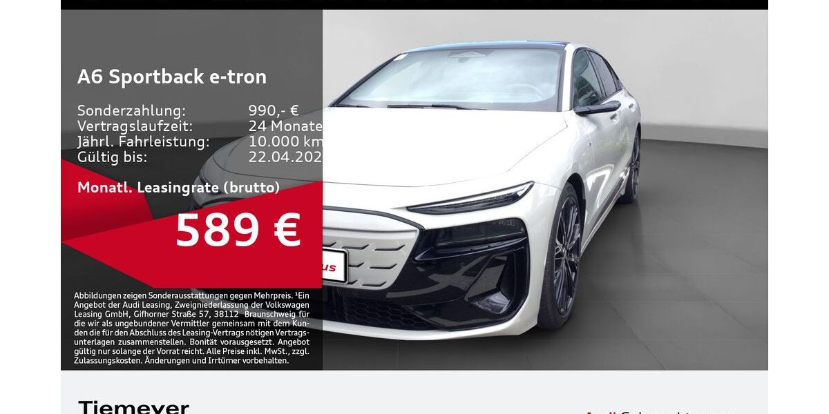 Audi A6 e-tron 13.505 km 67.670 &euro; Gelsenkirchen 45894