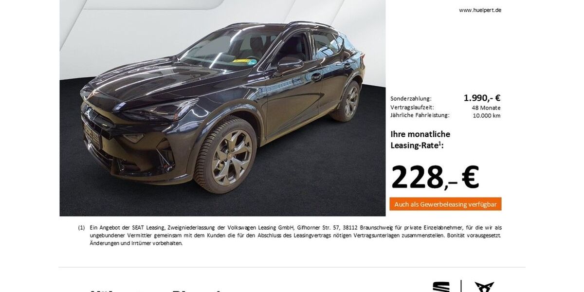 Cupra Formentor 17.229 km 31.852 &euro; Dortmund 44269
