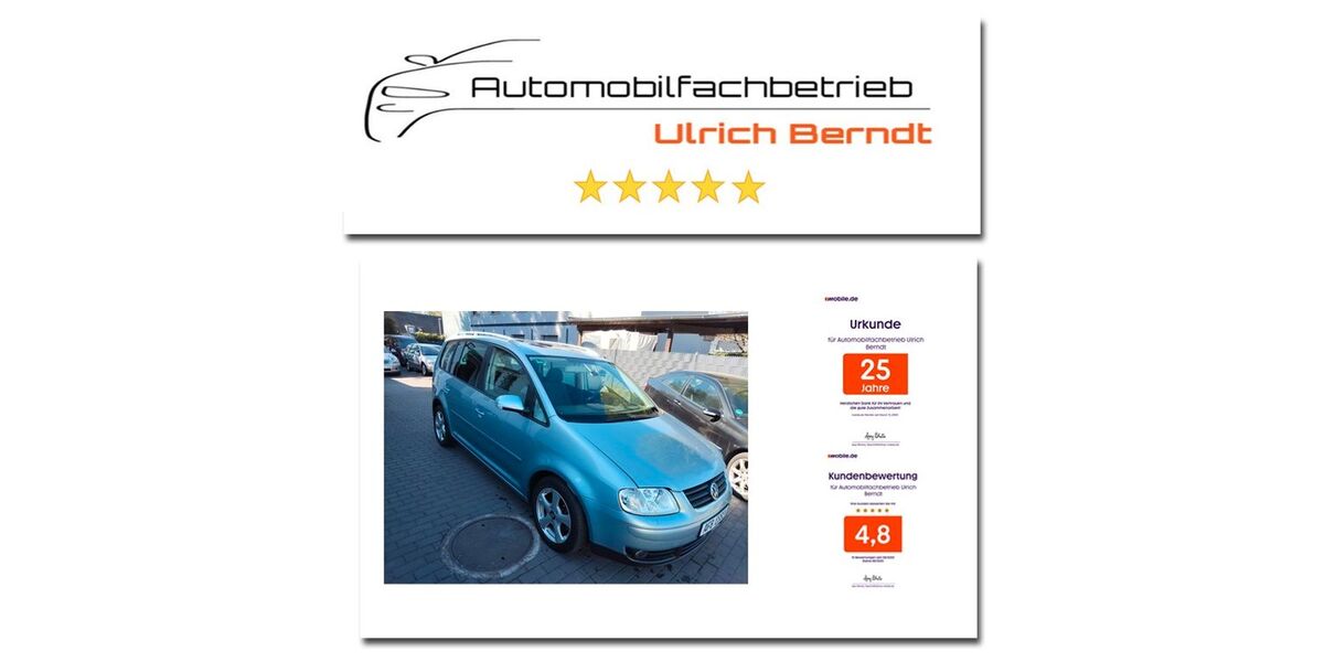 VW Touran 124.859 km 5.250 &euro; Essen 45307