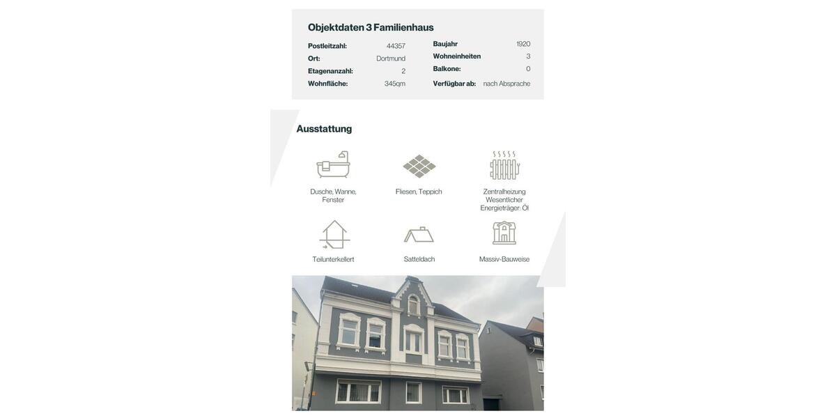 Mehrfamilienhaus, Wohnhaus Dortmund Huckarde - 1.590.000&euro; | Angebot:24781808