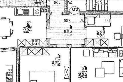 Wohnung Bottrop - 3.5 Zimmer, 73 m&sup2;, 473&euro; | Angebot:25472571