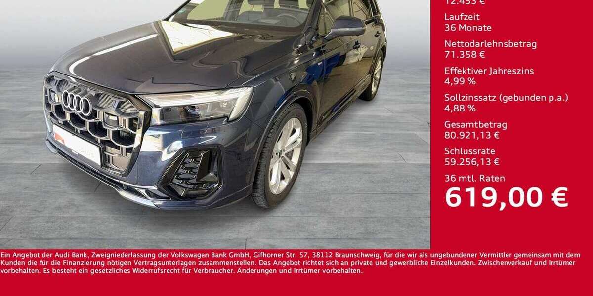 Audi Q7 8.652 km 83.811 &euro; Dortmund 44143