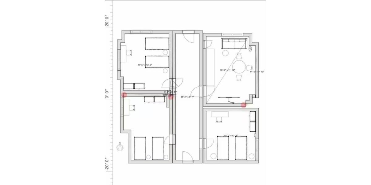 Etagenwohnung Bochum Altenbochum - 2 Zimmer, 52 m&sup2;, 1.350&euro; | Angebot:26050313