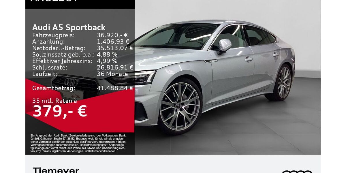Audi A5 39.996 km 36.210 &euro; Bochum 44809