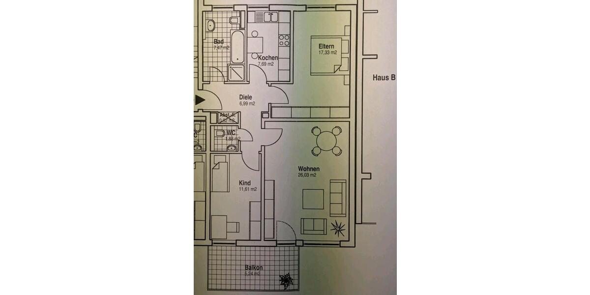 Etagenwohnung Hagen Hagen-Mitte - 3 Zimmer, 85 m&sup2;, 187.000&euro; | Angebot:26216292