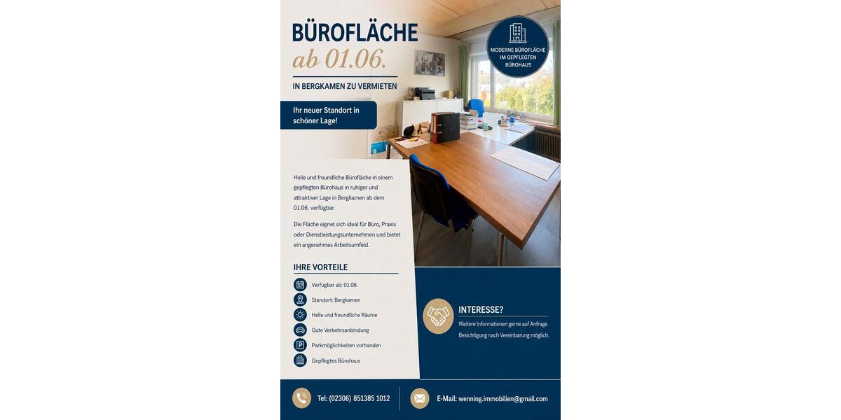 Gewerbeobjekt Bergkamen - 345&euro; | Angebot:26495585