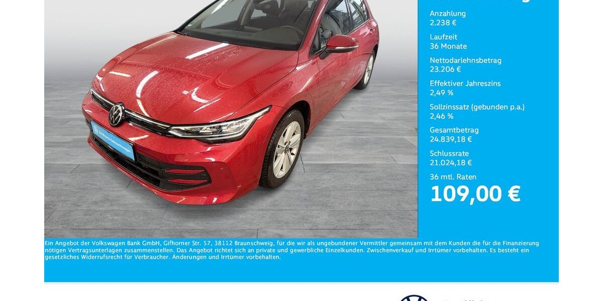 VW Golf 10.599 km 25.444 &euro; Dortmund 44141