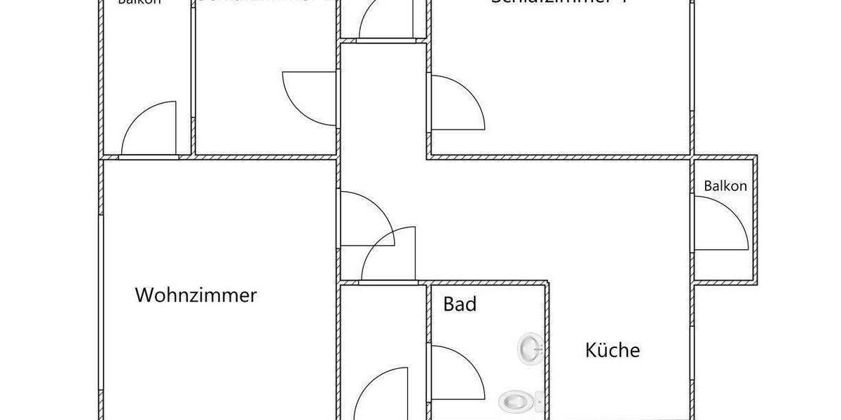 Etagenwohnung Dorsten Hervest - 3 Zimmer, 76 m&sup2;, 129.000&euro; | Angebot:25724231