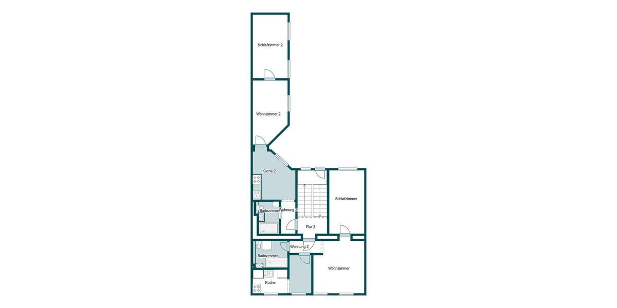 Mehrfamilienhaus, Wohnhaus Dortmund Mitte - 1 Zimmer, 283 m&sup2;, 395.000&euro; | Angebot:26259226