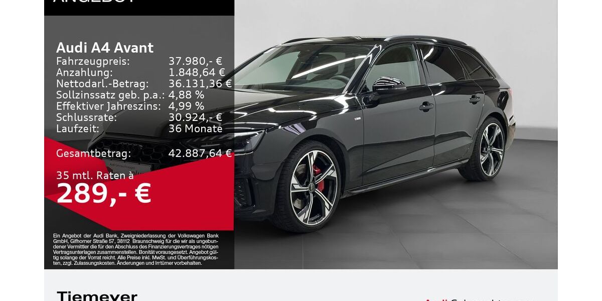 Audi A4 14.627 km 37.980 &euro; Gelsenkirchen 45894