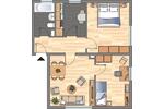 Erdgeschoßwohnung Witten Herbede - 3 Zimmer, 55 m&sup2;, 429&euro; | Angebot:26496012