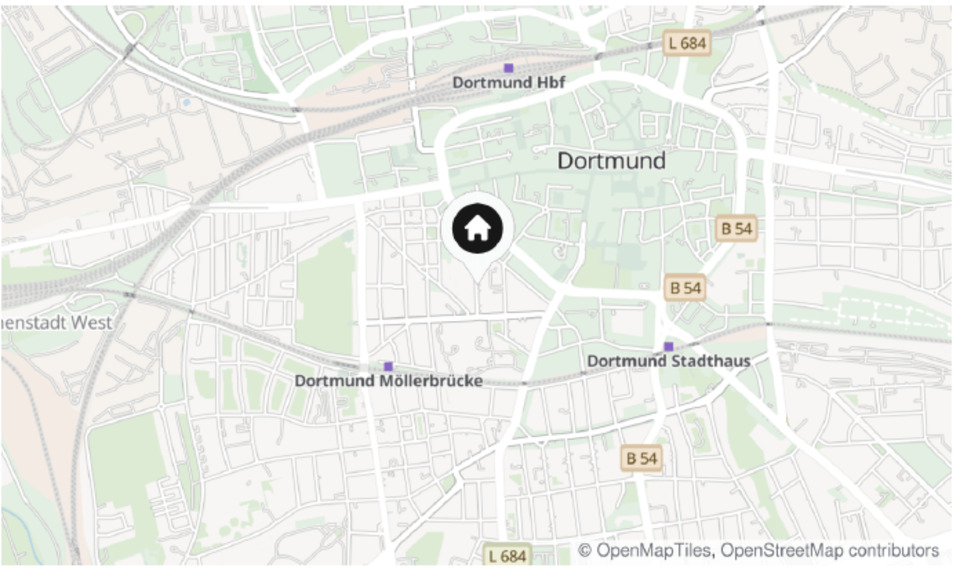 Erdgeschoßwohnung Dortmund Innenstadt Ost - 4 Zimmer, 155 m&sup2;, 1.400&euro; | Angebot:24803290