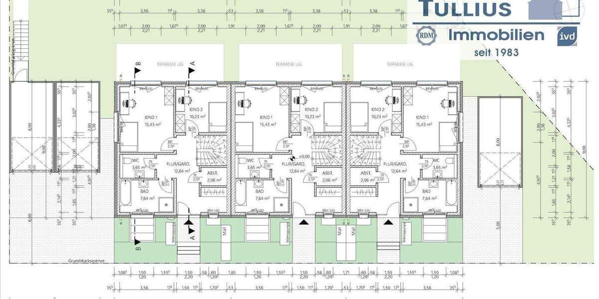 Reihenendhaus Essen Gerschede - 6 Zimmer, 151 m&sup2;, 655.000&euro; | Angebot:25703156