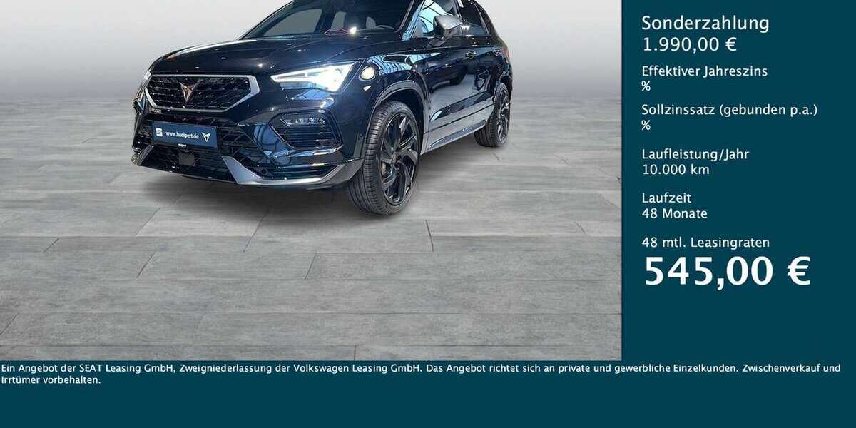 Cupra Ateca 1.990 km 51.960 &euro; Dortmund 44269