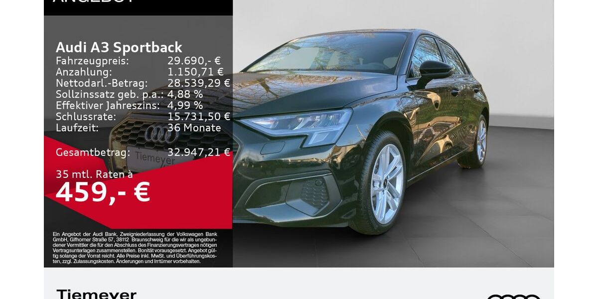 Audi A3 3.999 km 26.980 &euro; Bochum 44892