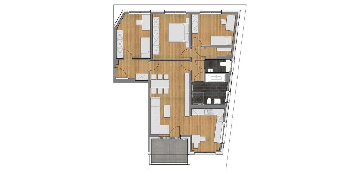 Etagenwohnung Dortmund Hombruch - 4 Zimmer, 108 m&sup2;, 1.456&euro; | Angebot:25439701