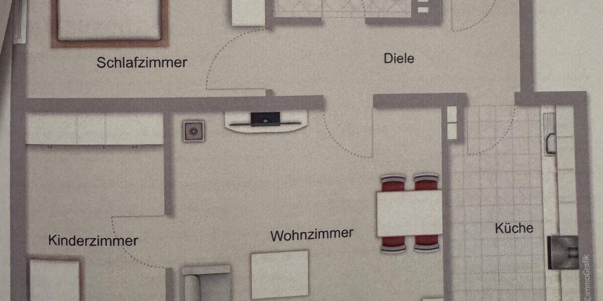 Etagenwohnung Wetter Alt-Wetter - 3 Zimmer, 68 m&sup2;, 134.900&euro; | Angebot:26284544