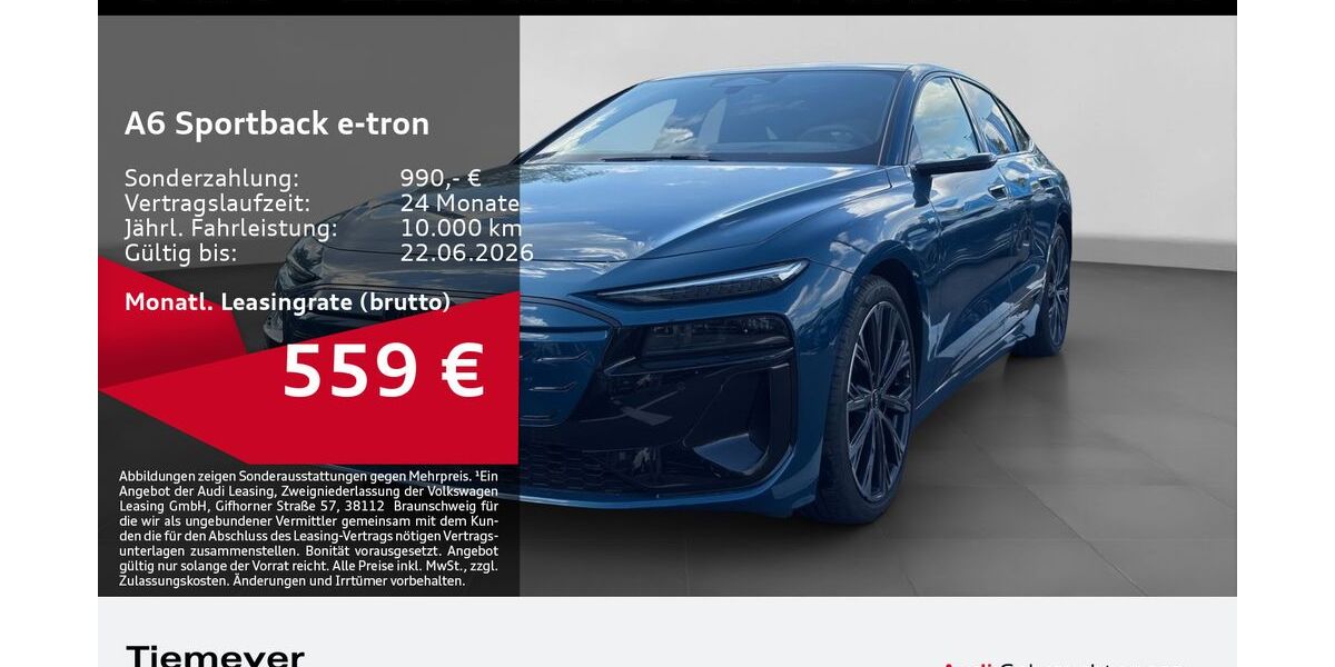 Audi A6 e-tron 7.715 km 65.420 &euro; Gelsenkirchen 45894
