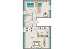 Dachgeschoßwohnung Marl - 3.5 Zimmer, 81 m&sup2;, 404&euro; | Angebot:22486838