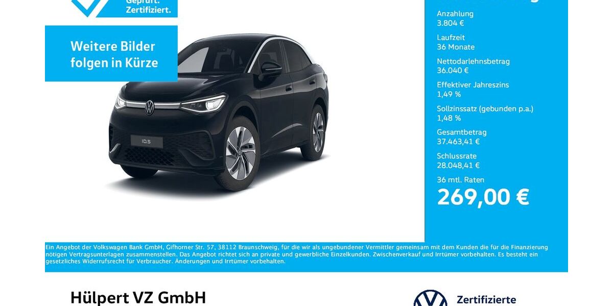 VW ID.5 9.236 km 39.844 &euro; Dortmund 44141