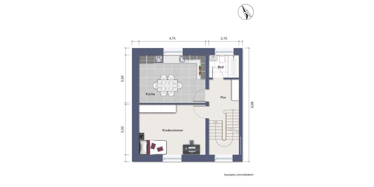 Reihenendhaus Gladbeck Alt-Rentfort - 5 Zimmer, 131 m&sup2;, 239.000&euro; | Angebot:25707082