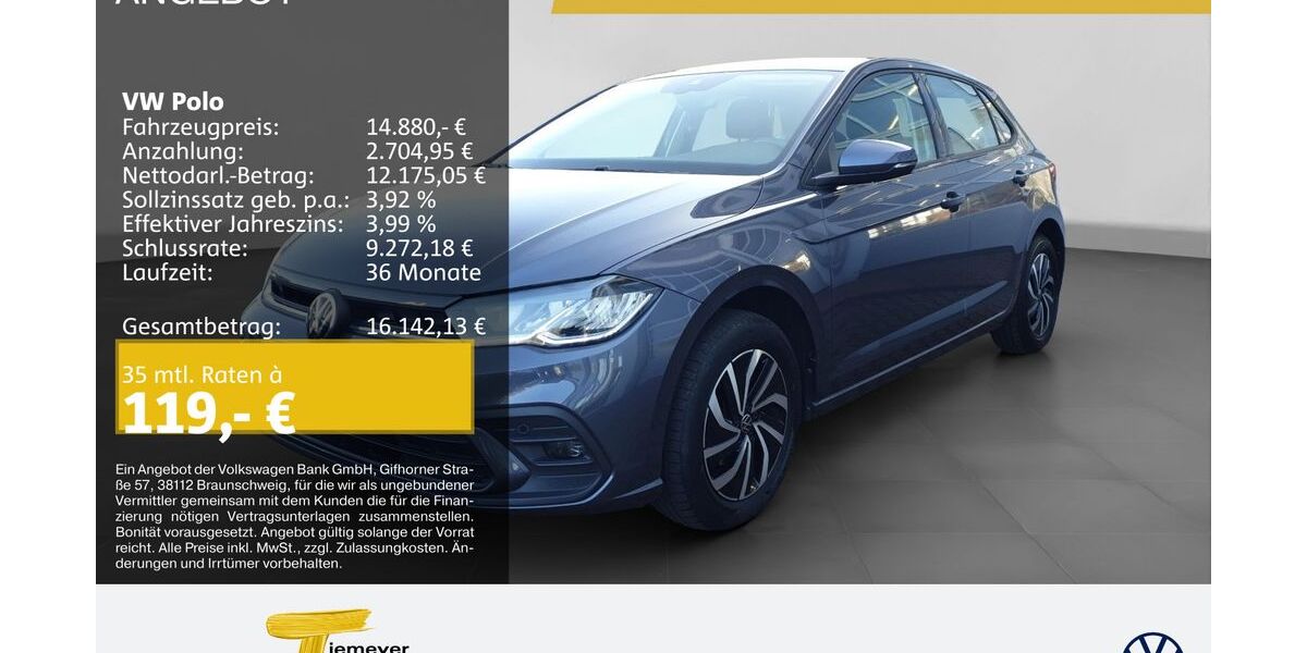 VW Polo 70.348 km 14.880 &euro; Bochum 44892
