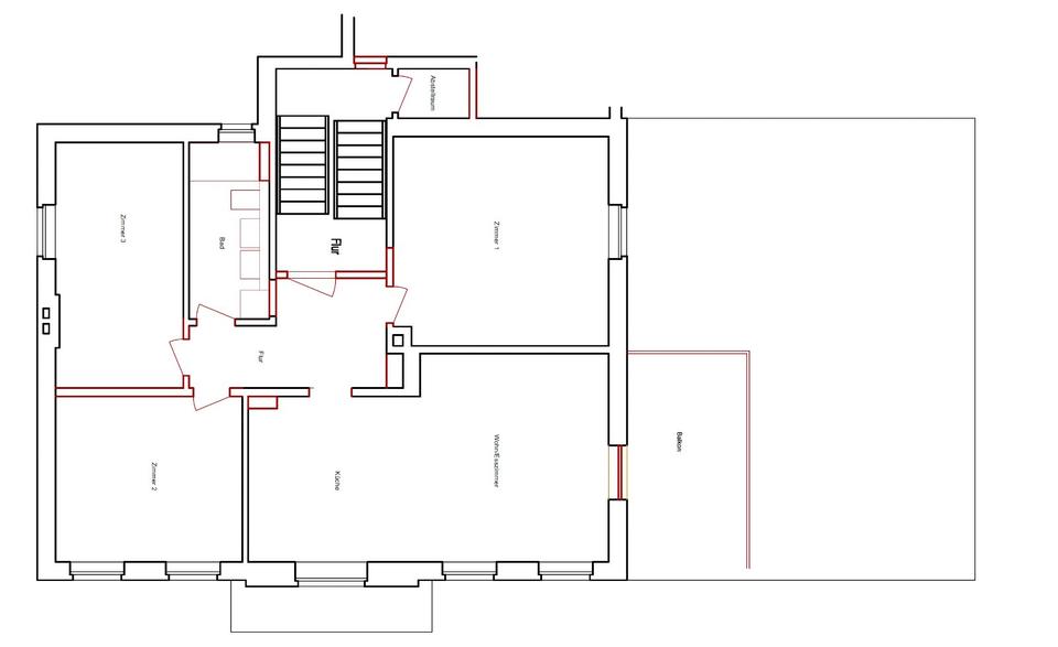Etagenwohnung Kamen - 4 Zimmer, 90 m&sup2;, 900&euro; | Angebot:26441255