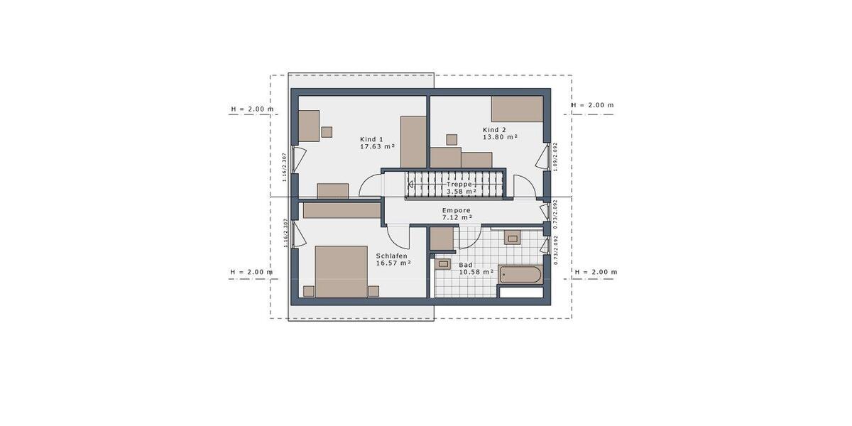 Einfamilienhaus Bergkamen - 5 Zimmer, 140 m&sup2;, 1.800&euro; | Angebot:26664354
