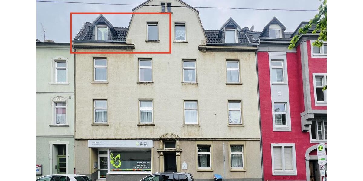 Dachgeschoßwohnung Hattingen - 2.5 Zimmer, 63 m&sup2;, 580&euro; | Angebot:25614451