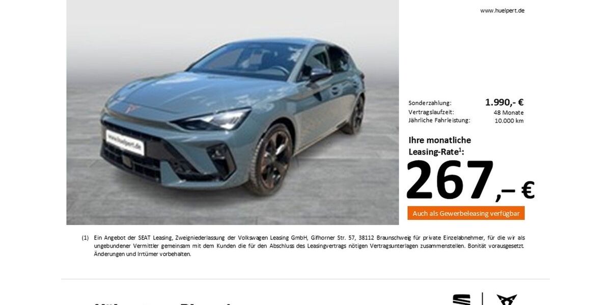 Cupra Leon 4.146 km 31.388 &euro; Dortmund 44269
