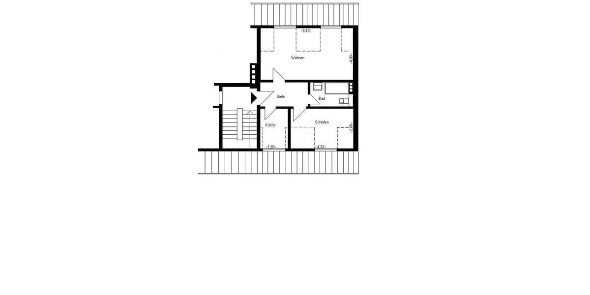 Etagenwohnung Essen Südviertel - 2.5 Zimmer, 46 m&sup2;, 450&euro; | Angebot:26122960