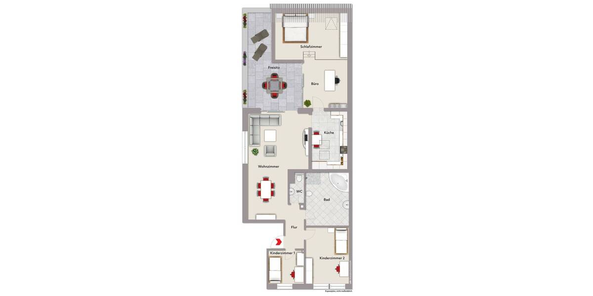 Etagenwohnung Haltern am See Haltern - 4 Zimmer, 140 m&sup2;, 375.000&euro; | Angebot:26740809